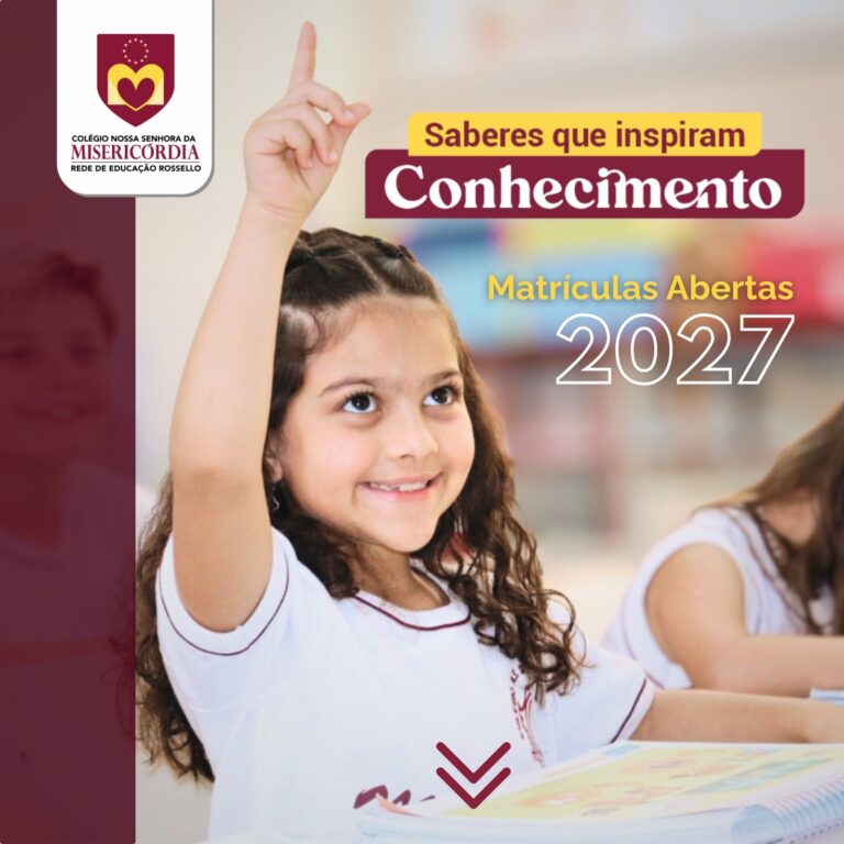 Alunos do Colégio Nossa Senhora da Misericórdia